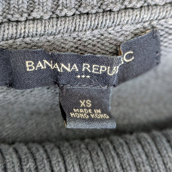 Banana Republic gray cowl neck sweater - Picture 2 of 7